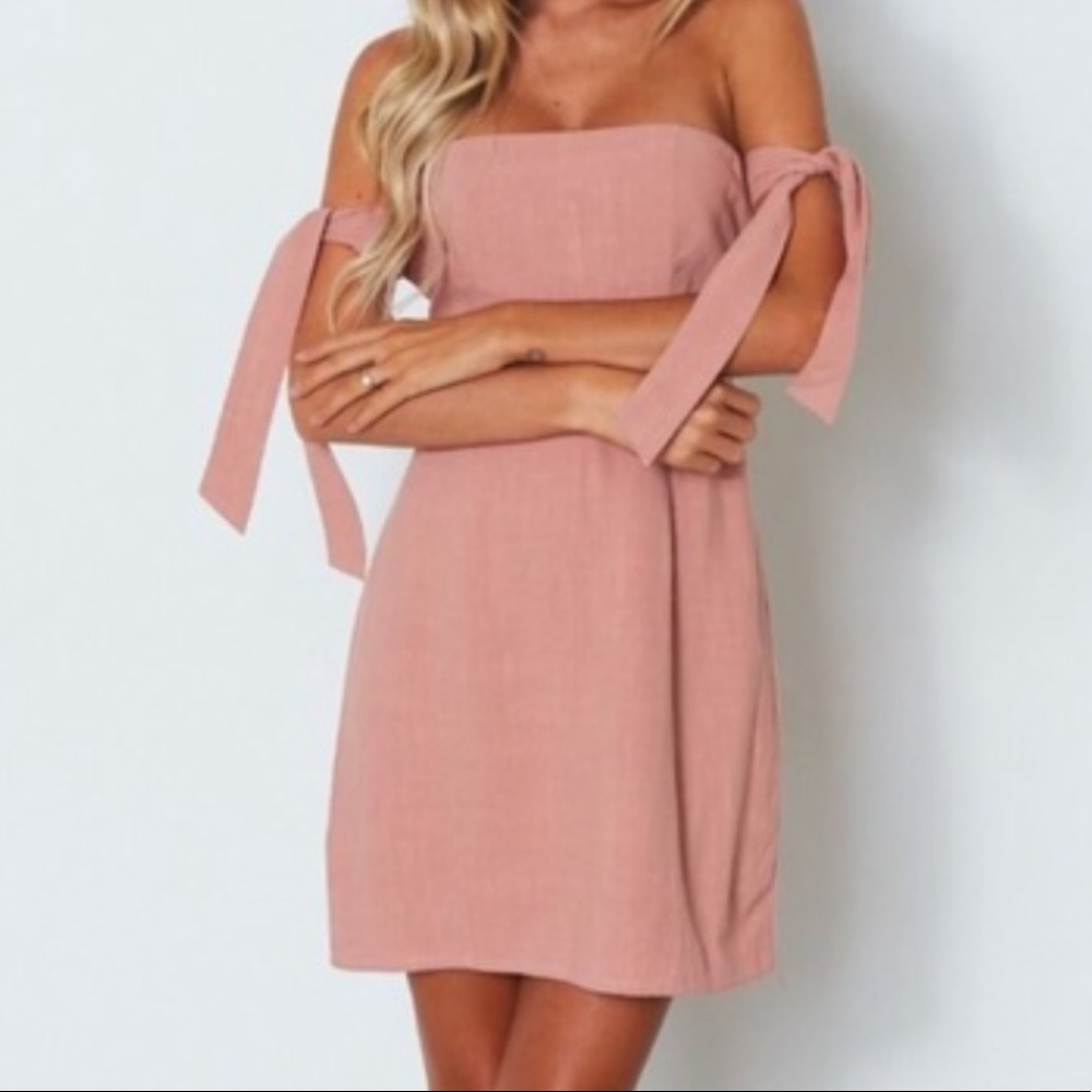 White fox boutique NWT Pink Mini Dress